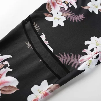 Nové módne tlač športové vesta podprsenka yuga kabát nohavíc vyhovovali vyhovuje ženskej cvičenie legíny dva kusy