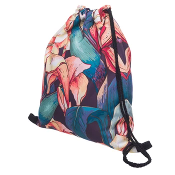 Nové módne Ženy Batoh 3D tlač cestovných softback ženy mochila šnúrkou taška mens batohy Dievčatá Batoh 27090