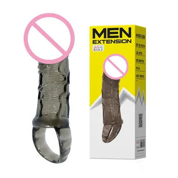 Nové opakovane použiteľný Pás na Oneskorenie Penis Rukávy kondómy mužov rozšírenie Penis Krúžok Dildo Sexuálne Hračky pre mužov