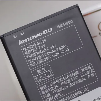 Nové Originálne Batérie pre Lenovo A806 BL229 Nabíjateľná 2500mAh Záložnej Batérie pre Lenovo A806 BL229