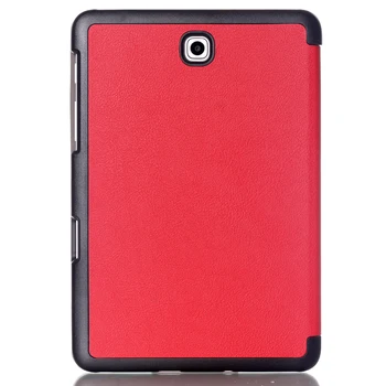 Nové Populárne PU Kožené Prípad Tabletu Samsung Galaxy Tab S2 8.0 T710 T715 8 cm eBook Magnet Smart Stand Ochranný Kryt