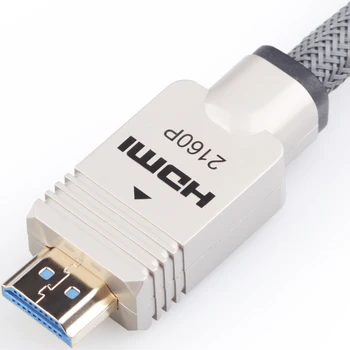 Nové Pozlátené HDMI Kábel Line 2.0 HD TV Pripojenie Linky 3/5/10meters audio kábel hdmi adaptér, dvi audio mixer display port