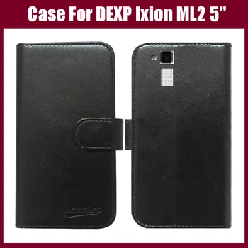 Nové Prispôsobené Flip Kožené Smartphone Prípade DEXP Ixion VM 2 5