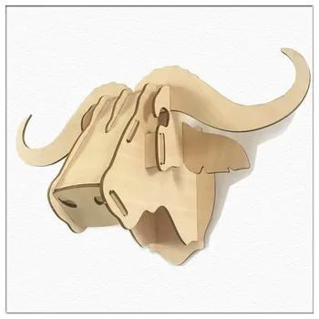 Nové Prišiel 3D Drevený Kôň Hlavou Múr Vešiak Remeslá Umenie kaviareň Dekorácie Kreatívny Darček Zvieracie Hlavy Pre Deti Izba Stenu Decor