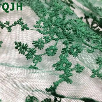 Nové Príde francúzskej Čipky Textílie Kvet Siete Výšivky Afriky Tylu Modré, Čierne Biele Šnúrky Handričkou Módne Nigérijský čipky Fabri