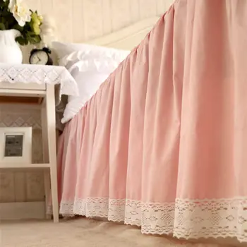 Nové sladké čipky ružové obliečky nastaviť patchwork prehrabať perinu vrások posteľ list spálne dekorácie, posteľná bielizeň princezná posteľná bielizeň sady