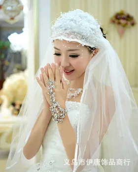 Nové svadobné svadobné šaty príslušenstvo reťaz náramok svadobné drahokamu šperky bridemaid strane príslušenstvo náramky & bangles