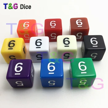 Nové T&G Kvalitné 16 Digitálnych Kocky Multi Farebné Stolové Hry KOCKY príslušenstvo Plastové Kocky 1-6 číslo pre Deti Kockách