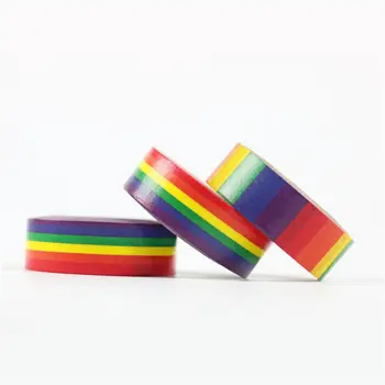 Nové washi pásky školské potreby kancelárske potreby pásky kancelárske písacie potreby 15mm rainbow pásky
