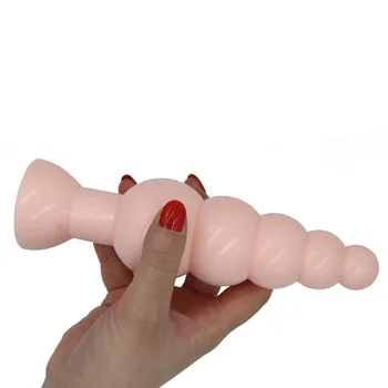Nové Čierne a Fleshcolor Umelý Penis Silikónový Análny Zadok Plug pre Ženy,Umelých Dildo Penis Análny Plug Korálky,Sex Produkty