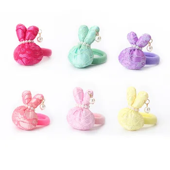 Nové Šperky veľkoobchod vlasové doplnky pre deti vlásenky cartoon rabbit pearl handričkou vlásenky duckbill klip