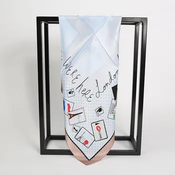 Novú LÁSKU vzor tlače hodvábna šatka hodvábna šatka pre ženy office lady kabelka dekor elegantné malé námestie, šátek