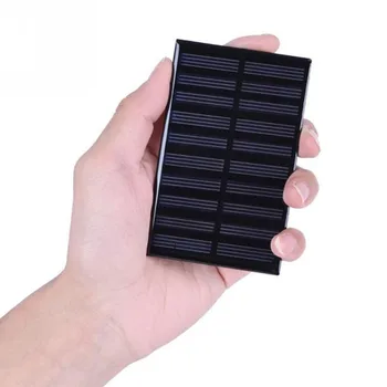 NOVÝ 110 * 69mm Mini 5V 1.25 W Solárne Panely DIY Prenosné Vysoká Účinnosť Výstup Solárne Panely pre Mobilný Telefón Hračka Nabíjačky
