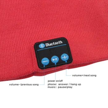 Nový Bezdrôtový Bluetooth Headset Klobúk S Mikrofónom Slúchadlá Slúchadlá S Hlavovým Oblúkom Handsfree Hovor Pre Šport A Voľný Čas, Hudba Pre Smartphone