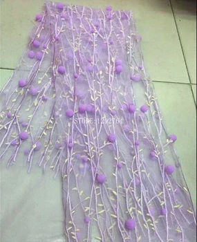 Nový Dizajn Africkej Ženy Kant Stof Vyšívaný Tyl Textílie aqua farba Nigérijský francúzskej Čipky a Tylu Textílie 5Yards TS6082