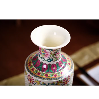 Nový Dizajn Starožitné Jingdezhen Čína Keramická Váza Čínsky Prebodol Váza Na Vianočný Darček