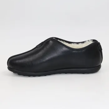 Nový high-end ovčej kože topánky, aby nám teplé a pohodlné pánske vlna topánky veľkosť topánky