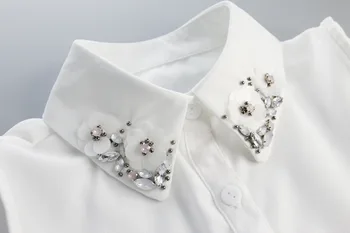 Nový krásny náhrdelník žena golier poprsie tričko, sveter náhrdelník žena poukázal Sakura striekajúcej pearl Fantázie zlatý kvet reťazca
