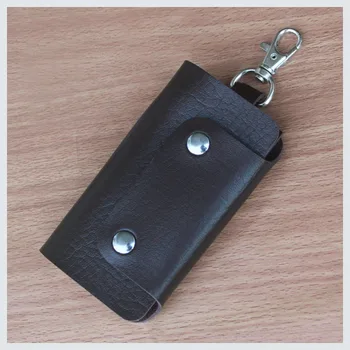 NOVÝ kód Peňaženky, Zadajte Reťazec Ženy Muži Kľúča Držiteľa Prípade Auto Keychain Kožené Pracky Krúžok Darček Šperky K1272