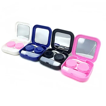 Nový Príchod 1pc Prenosné Kontaktné Šošovky Prípade Kontajner Travel Kit Set Skladovanie Držiteľa Zrkadlo
