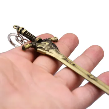 Nový príchod Anime Temné Duše 3 prívesok na zber keychain KeyRing Kovové Artorias Meč Model chaveiro llavero šperky 15 cm