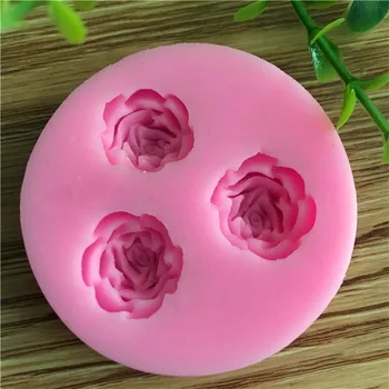 Nový Príchod kvet 3D tvarované silikónové tortu fondant formy, cake decoration nástroje, mydlo, vosk formy D098