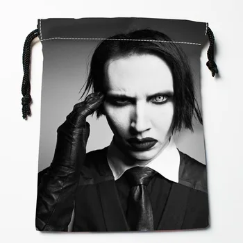 Nový Príchod Marilyn Manson Šnúrkou Tašky Vlastné Skladovanie Vytlačené Prijímať Taška Typ Tašky Skladovanie Tašky Veľkosť 18X22cm
