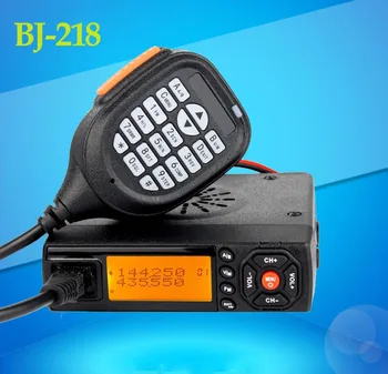 Nový Príchod MINI BJ-218 mobilné Rádio VHF/UHF 136-174/400-470MHz Ham Radio pre Auto, Autobus, Taxi Mobilný Vysielač autorádia