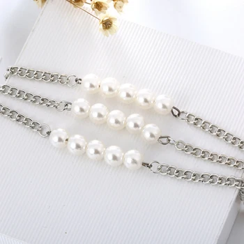 Nový príchod módne 3R - vrstva Reťazca perlový Náramok,jemné kvality kúzlo Viacvrstvových Simulované pearl Reťazca náramok pre ženy, dievča