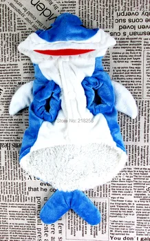 Nový Príchod Shark Cosplay Pet Psov costume Kabát Doprava Zadarmo čína post nové oblečenie pre psa
