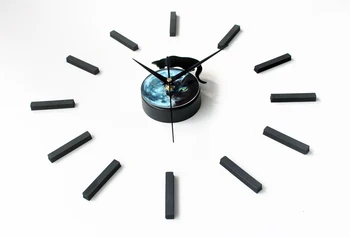 Nový Príchod Tajomného Mačka Dizajn nálepky EVA 30 CM-60 CM kuchynské nástenné hodiny veľké dekoratívne 3d diy nástenné hodiny veľké hodiny