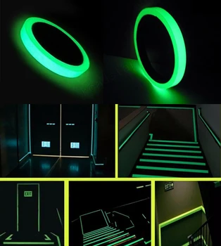 Nový Príchod Teplej Predaj Svetelnej Fotoluminiscenčné Pásky Svietiť V Tme Fáze Domáce Dekorácie 10 Metrov