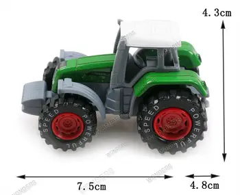 Nový príchod Traktor hračka Zliatiny Vidieka Truck Utility Terénne Vozidlo Farmy Zliatiny Traktor, nákladné auto Model Dieťa Kovový Model Farmy Vozidiel