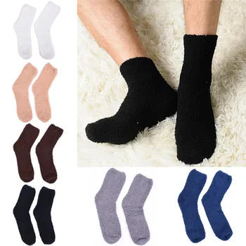 Nový Príchod Ženy Veľmi Útulné Cashmere Ponožky Zimné Teplé Spánku Ložnej Domov Načechraný Drop Shipping