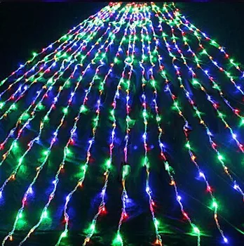 Nový Rok! 220V LED Vodopád String Svetla ,Záhrade Vianočné Osvetlenie Svadobné Dekorácie Dovolenku Strany