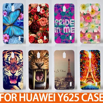 Nový Vzor Prípade Huawei Y625 Ascend Y625 Vytlačené Telefón Späť Tvrdé Plastové puzdro Iný Vzor pre Huawei Y625 prípade
