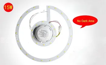 Nový štýl SMD5730 LED Prsteň v tvare Výmena stropné svietidlo panel žiadne tmavé oblasti Doska s Transformátor a magnet AC110V-240V