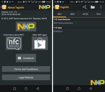 NTAG215 NFC Fórum Typ 2 voľbu pre Všetky NFC Mobilný Telefón Karty NFC