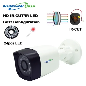 Numenworld Vonkajší KAMEROVÝ AHD kamera 2.0 MP 1080P HD Bezpečnostná Kamera s IR-CUT 24 IR Led pre Nočné Videnie Analógová kamera pre domáce použitie