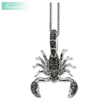 Náhrdelník Scorpion Moderný Darček Pre Ženy & Mužov, Thomas Štýl Srdce Rebel TS 925 Sterling Silver Módne Šperky Veľkoobchod