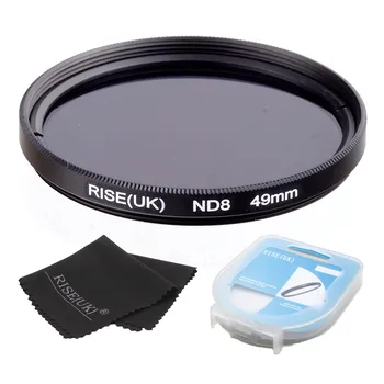 NÁRAST(UK) 49 mm Neutrálne ND8 Filter PRE VŠETKY objektív Kamery+puzdro +darček