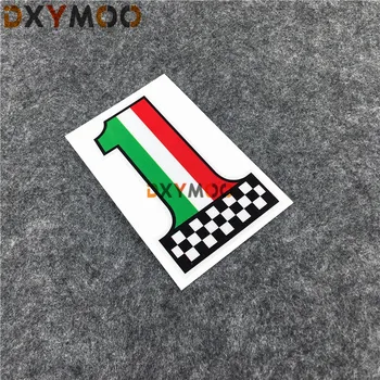 Národné Vlajky Talianska Číslo 1 Šampión Motýľ Auto Samolepky Motocykel Vinylové Nálepky 3M Car Styling