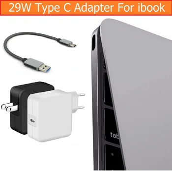 NÁS AU EÚ Konektor USB-C 3.1 29W Napájací Adaptér Stenu Nabíjačku pre Apple ibook Macbook 12
