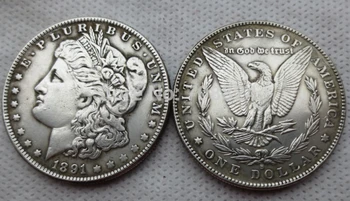 NÁS Mince 1891-S Morgan Dolár kópie Mincí / Doprava Zadarmo