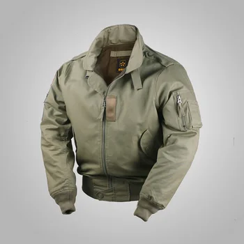 NÁS Retro Air Force Bavlnená Bunda 45P Zimný Kabát Stojan Golier USAF Vojenské Outwear Kapucňou Voľné Armády Jednotná Veľkosť S-5XL