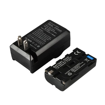 NÁS Zapojte Nabíjačku Batérií + NP-F550 Nabíjateľná Batéria pre Viltrox LED Video Svetlo L116T/L132T/L116B/L132B