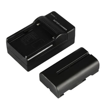 NÁS Zapojte Nabíjačku Batérií + NP-F550 Nabíjateľná Batéria pre Viltrox LED Video Svetlo L116T/L132T/L116B/L132B