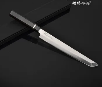 Nôž Usuba Wasabi Sashimi Kuchár nôž fréza britva ostrý nôž pohodlie rukoväť Kiritsuke Yanagi nôž pre kuchyňa 7.1