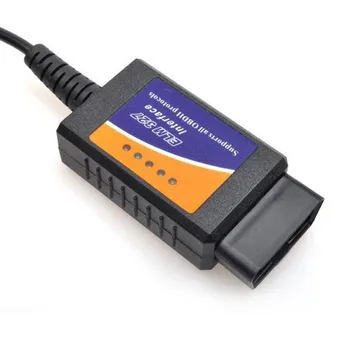 OBD2 Skener USB ELM327 FTDI FT232RL Čip ELM 327 Auto Diagnostický Nástroj Rozhranie Skenovanie OBDII OBD 2 Podporuje všetky USB Protokolov
