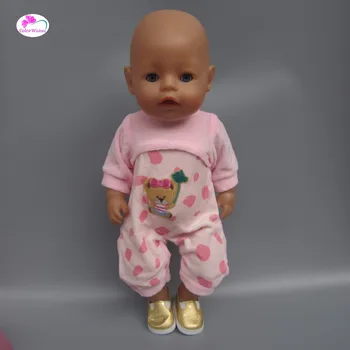 Oblečenie pre bábiky 43 cm sa hodí Dieťa Narodí Zapf bábika športové šaty